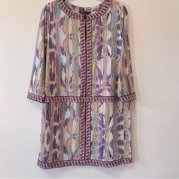 Colorful bohemian BCBG a-line dress - Picture 7 of 7